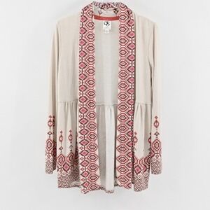 Anthropologie Womens Solstice Night Long Cardigan Size M One‎ September Sweater